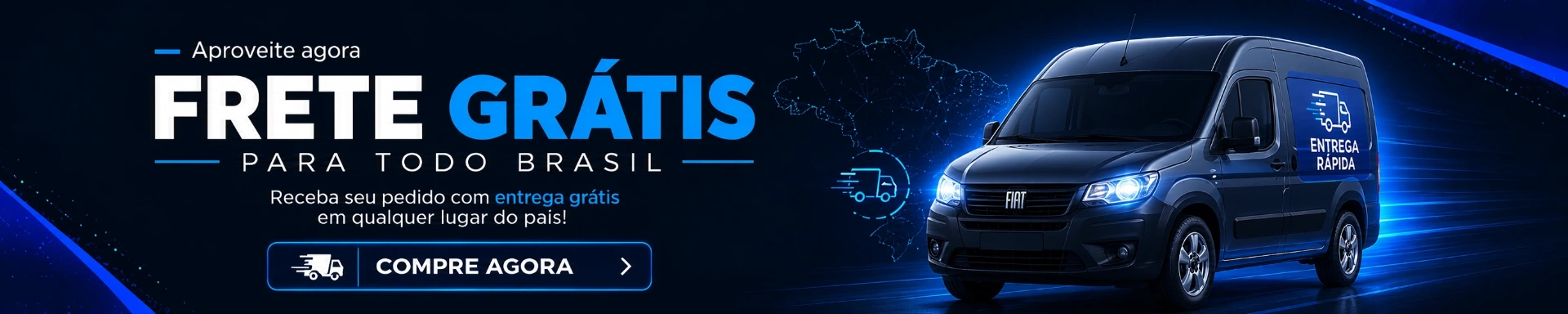Frete grátis para todo o Brasil